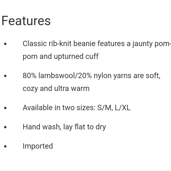 Duluth Women's Rib Knit Pom Beanie - Picture 6 of 7